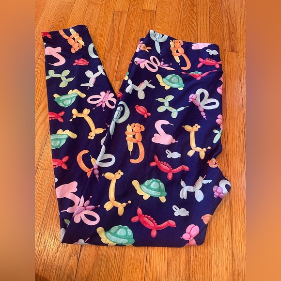 LuLaRoe Women’s TC Multicolor Patterned Leggings - Picture 1 of 2